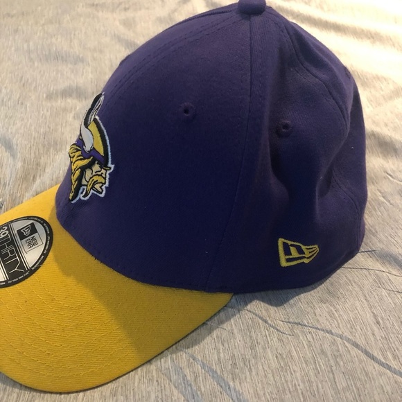 Minnesota Vikings new era 39thirty flex fit hat sz medium/large new - Picture 2 of 5